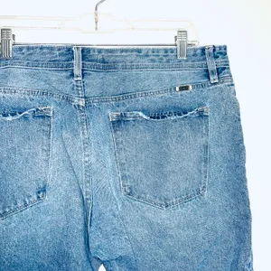 KanCan 100% Cotton Nonstretch Light Wash Ripped Straight Leg Jeans thumbnail 8