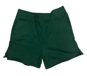 Reformation Green Fleece Sweat Athletic Shorts Size M thumbnail 1