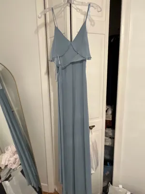 Anthropologie Scarf Detail Slip Maxi Dress thumbnail 3