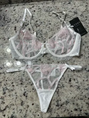 Lushy Lingerie Set White Size M thumbnail 1