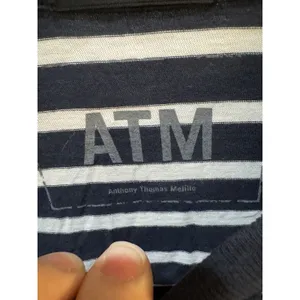 ATM Anthony Thomas Melillo Classic Jersey Long Sleeve Boy Tee Striped Navy White thumbnail 7