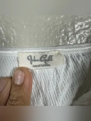 John Galt white tie front tank top SZ:S thumbnail 10