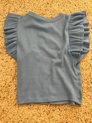ZARA Ruffled Knit Tank thumbnail 2
