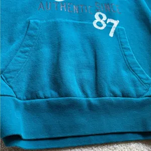 Vintage Aeropostale Blue Sporty Hoodie Sweater size M thumbnail 4