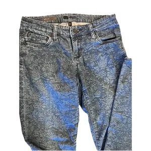 Kut from the Kloth Womens Diana Skinny Jeans Size 2 Blue‎ Floral Stretch Denim thumbnail 2