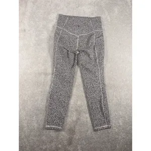 ATHLETA |Size S| Salutation Stash Pocket‎ II Textured 7/8 Tight Moonflower Black thumbnail 7