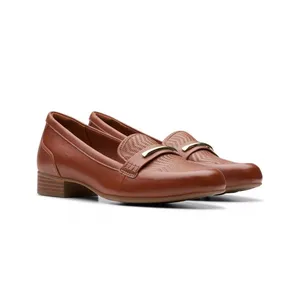 Woman's Loafers Clarks Cinnamon Brown Juliet Aster Loafer Size 9 thumbnail 2