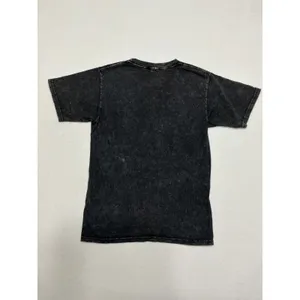 Poison Band T Shirt XS Skull Roses Lightning Mineral Wash Rock Metal Tee Black thumbnail 2