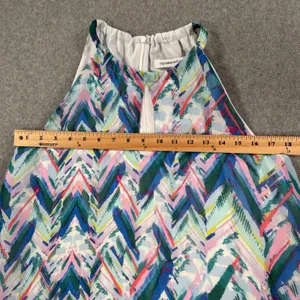 Cupcakes & Cashmere Abstract Colorful Mini Dress Women X-Small Sleeveless Halter thumbnail 5