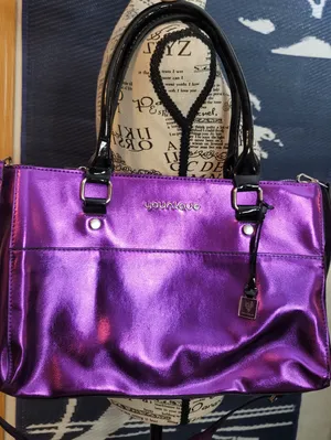 Younique Presenter Metallic Purple Tote Bag & Crossbody Strap NWOT thumbnail 1