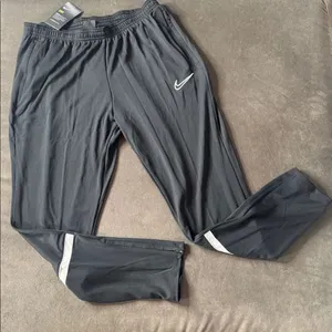 Nike Women’s Academy 21 Black Training Track Pants Dri-Fit LARGE NWT thumbnail 1