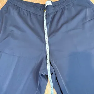Abercrombie & Fitch Drapey Wide Leg Satin‎ Pants Pull On Black Size XL thumbnail 8