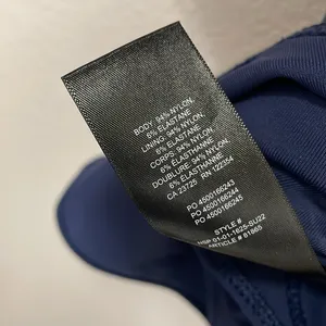 Aritzia Women's Navy Blue Padded-Shoulder Bodysuit thumbnail 7