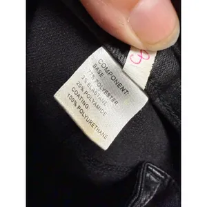 Apperloth Black Coated High Rise Skinny Pants Small Faux Leather Look Y2K S thumbnail 5