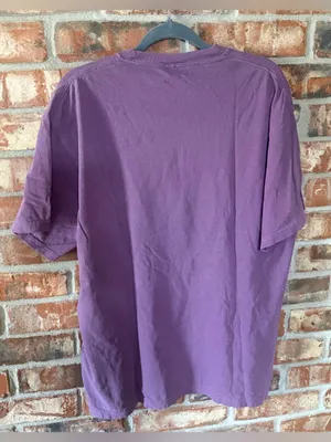 Comfort Colors berry Tee with Leopard Heart thumbnail 3