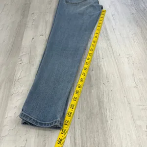 American Eagle Super Stretch Mid Rise Light Wash Distressed Skinny Jeans 6S thumbnail 9