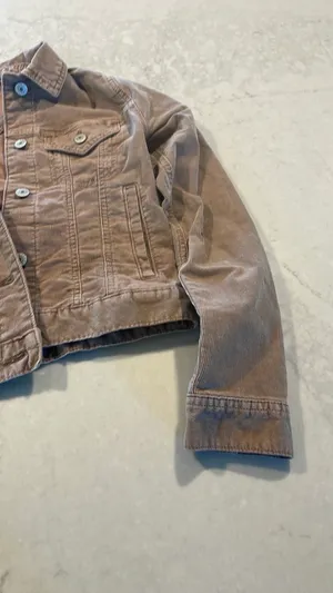 American Eagle Tan Corduroy Jacket XS thumbnail 5