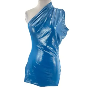 COUCOO Gagnon dress in blue‎ berry size small thumbnail 3