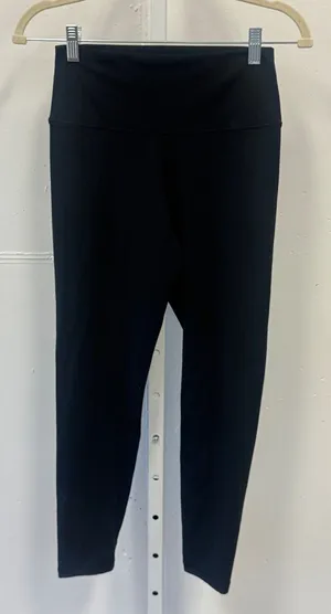 Yunoga Women's Black High Waisted Yoga Leggings Size M Athletic‎ 7/8 Athleisure thumbnail 1
