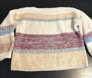 Oliver Striped Multicolor Women's‎ Sweater Red Size L thumbnail 1
