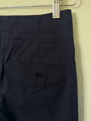 COS Pleated Barrel Leg Chinos in Navy Women’s Size‎ 2 thumbnail 8