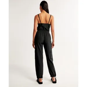Abercrombie & Fitch Traveler Sleeveless Scoop Neck Drawstring Romper Jumpsuit XS thumbnail 4