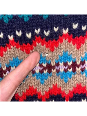 Vintage 90s Multicolor Knit Sweater Vest thumbnail 6