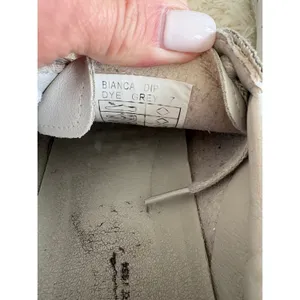 Vintage Havana Bianca Dip‎ Grey Leather Star Sneakers Womens Size 7 thumbnail 7