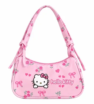 Hello Kitty Pink Bow Mini Shoulder Bag Y2K Purse thumbnail 1