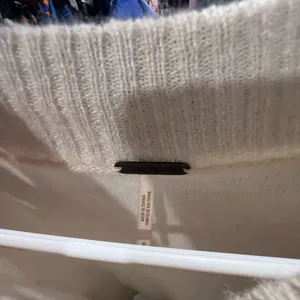 Cream Knit Sweater Free People thumbnail 2