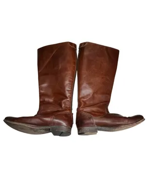 FRYE Melissa Button Leather Riding Womens 6.5 cognac Equestrian Knee High BOOTS thumbnail 8