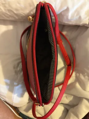 Cute And Classic Crossbody Purse With Plaid Design. thumbnail 3