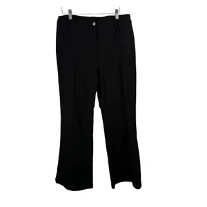 Halara High Waisted Work Flare Pants Pockets Black Office Career Womens Large thumbnail 3