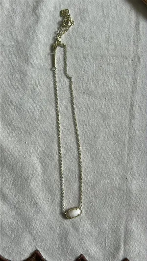 Kendra Scott Necklace Elisa White thumbnail 3