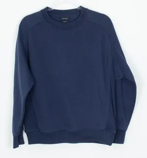 Rae Mode Womens Pullover Crewneck Sweatshirt‎ Size S Blue Neutral Cozy Staple thumbnail 1