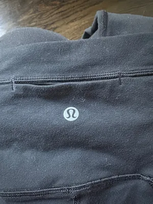 Lululemon size 4 black Lululemon leggings full length ballet crisscross thumbnail 8
