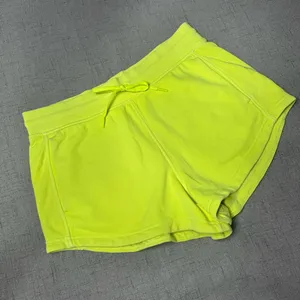Lululemon Inner Glow High Rise Shorts Neon Yellow Highlighter Short Size 12 thumbnail 5