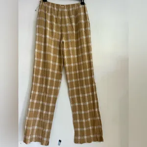 Billabong Tan Plaid Trousers thumbnail 6