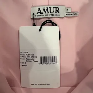 AMUR Floral Ruffle Mini Dress thumbnail 6