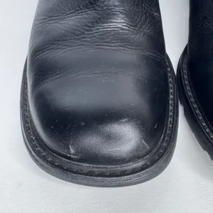 Y2K Timberland Smart Comfort System Black Leather Heeled Shoes Sz 8M thumbnail 6