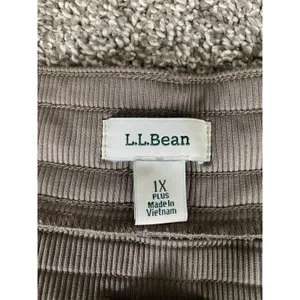 L.L.Bean Women’s Plus 1X Taupe Jogger Pants Lightweight Stretch thumbnail 3