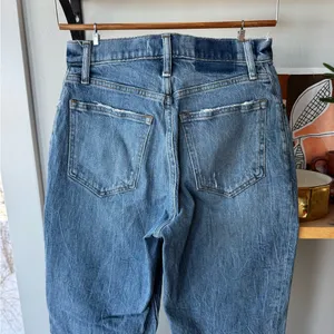 Abercrombie & Fitch 90’s Straight Ultra High Rise Curve Love Denim Jeans Sz 4S thumbnail 5