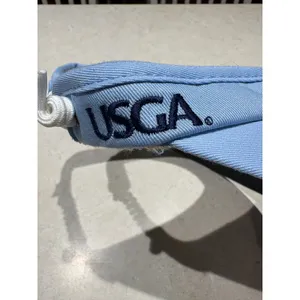 2014 US Womens Open Pinehurst No 2 Golf Visor Light Blue Bungee‎ Cord thumbnail 3