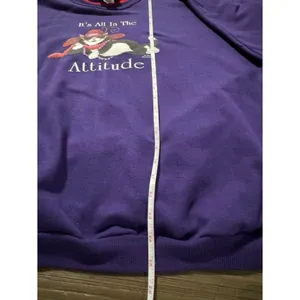 Vintage Cat decal "It's All In The Attitude" 80's 90's Morning-sun Women's Purpl thumbnail 6
