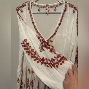 Free People Arianna Tunic in Ivory Size M thumbnail 6