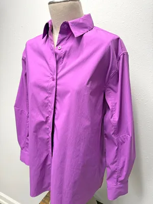 Athleta Performance Oversized Poplin Top thumbnail 7