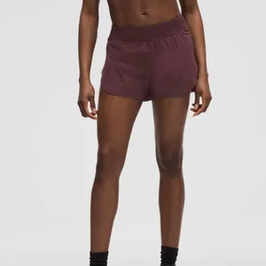Lululemon Fast and Free High Rise Classic Fit Split Shorts 3" Goodnight Plum XL thumbnail 11