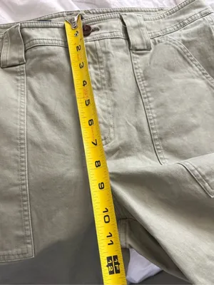 Brooks Brothers Women’s Cargo Cropped Wide Leg Pants in Khaki Green Size 8 thumbnail 8