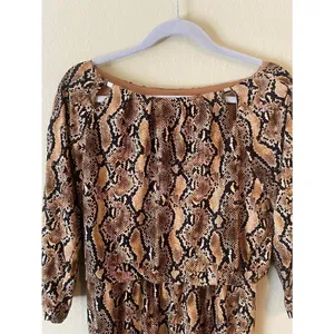 Small Thalia Sodi snake print dress thumbnail 3