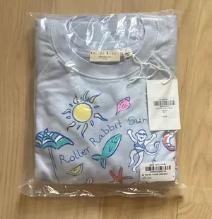Roller rabbit By the sea crew neck (light blue)  thumbnail 1